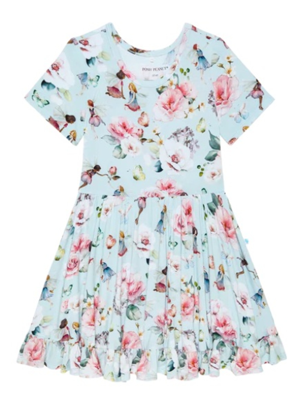 NWT Posh Peanut Melinda Ruffled Twirl Dress 2T Fairies Bamboo